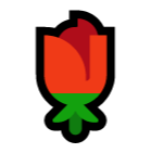 Emoji rose